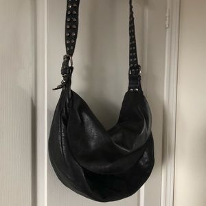 Gianni Charini Genuine Leather Hobo Bag